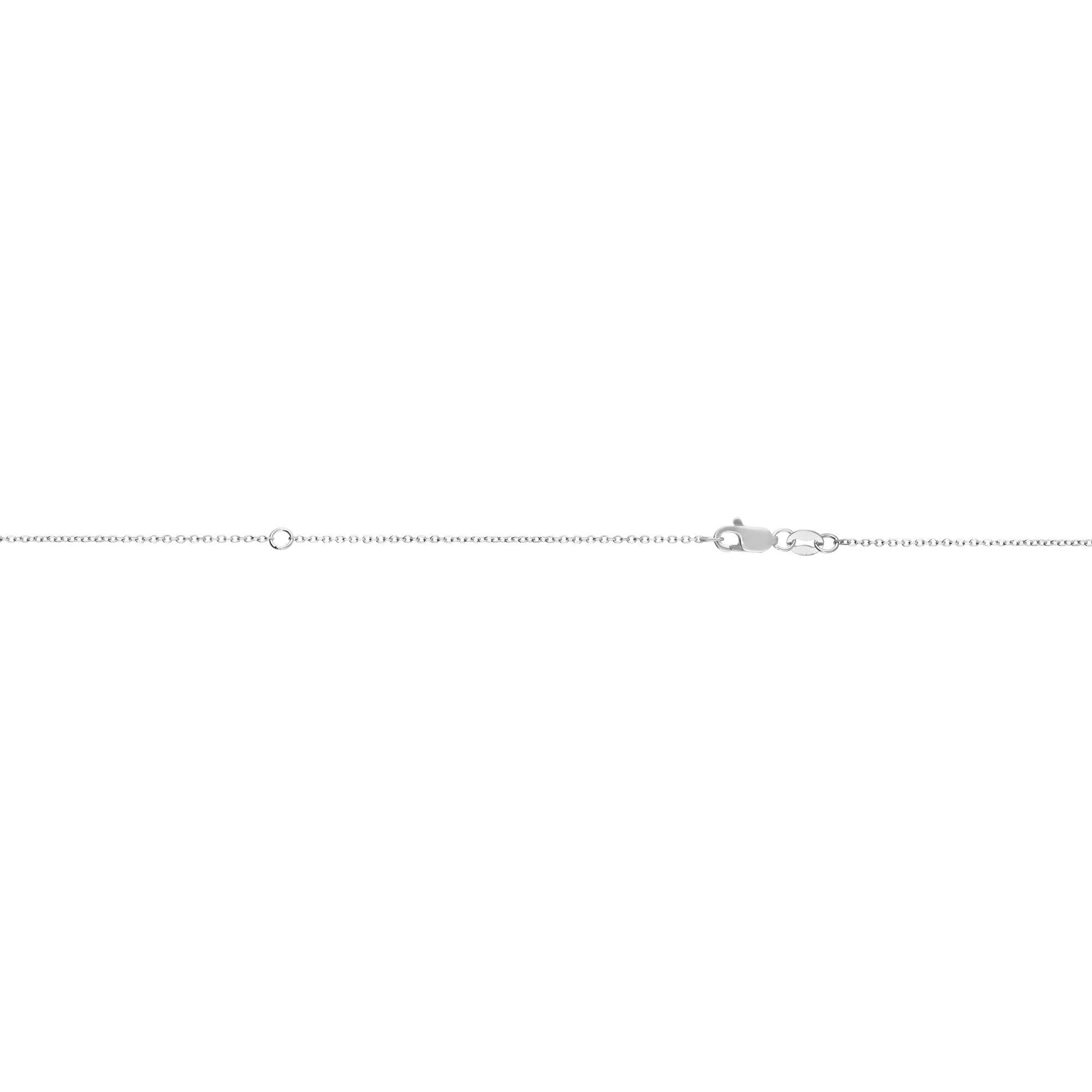 10K Gold 0.87mm Extendable Diamond Cut Cable Chain