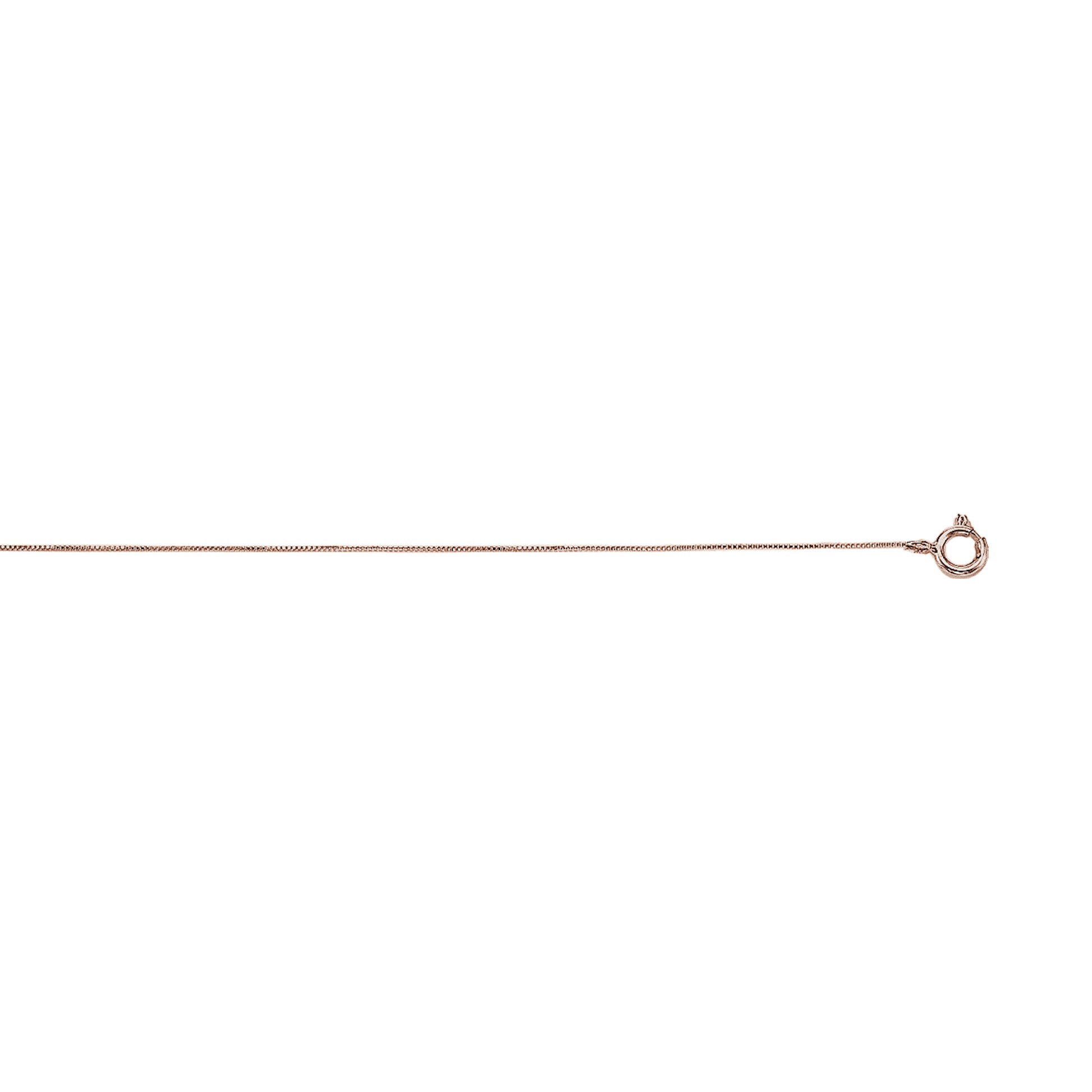 10K Gold 0.50mm Classic Box Chain