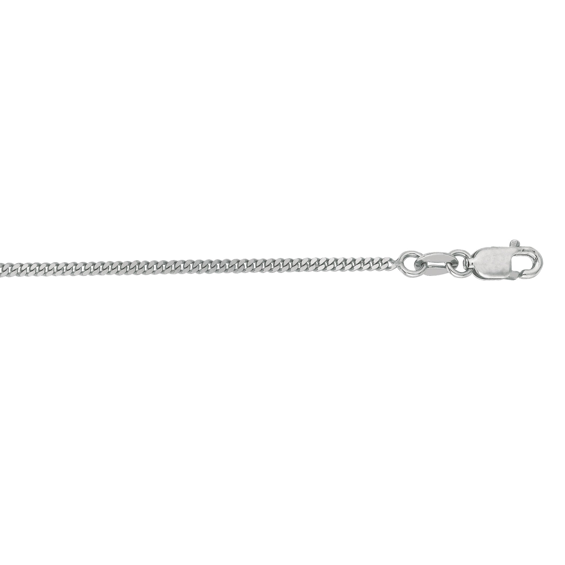 10K Gold 1.4mm Gourmette Chain