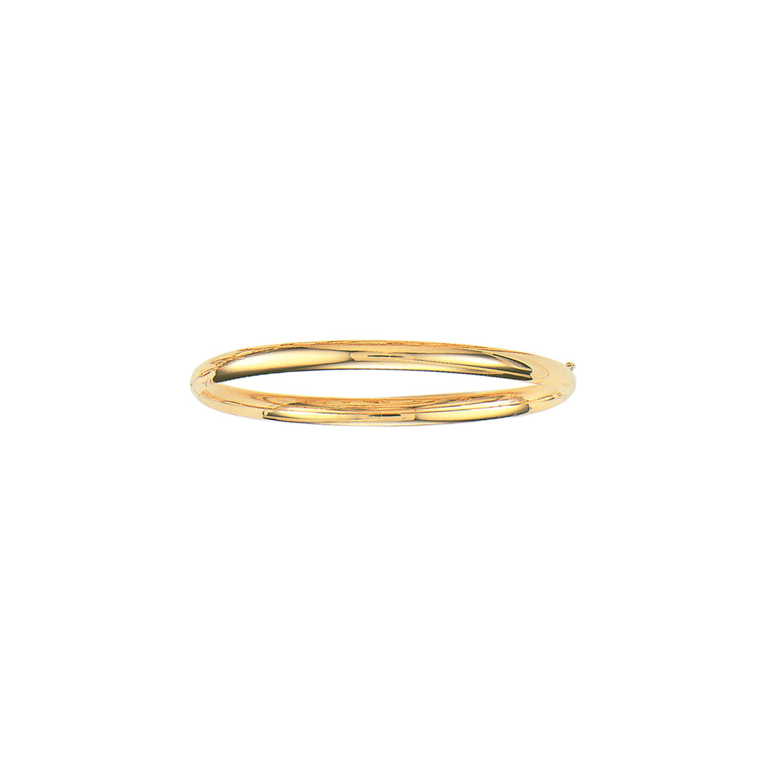 10K Gold Polished Bangle