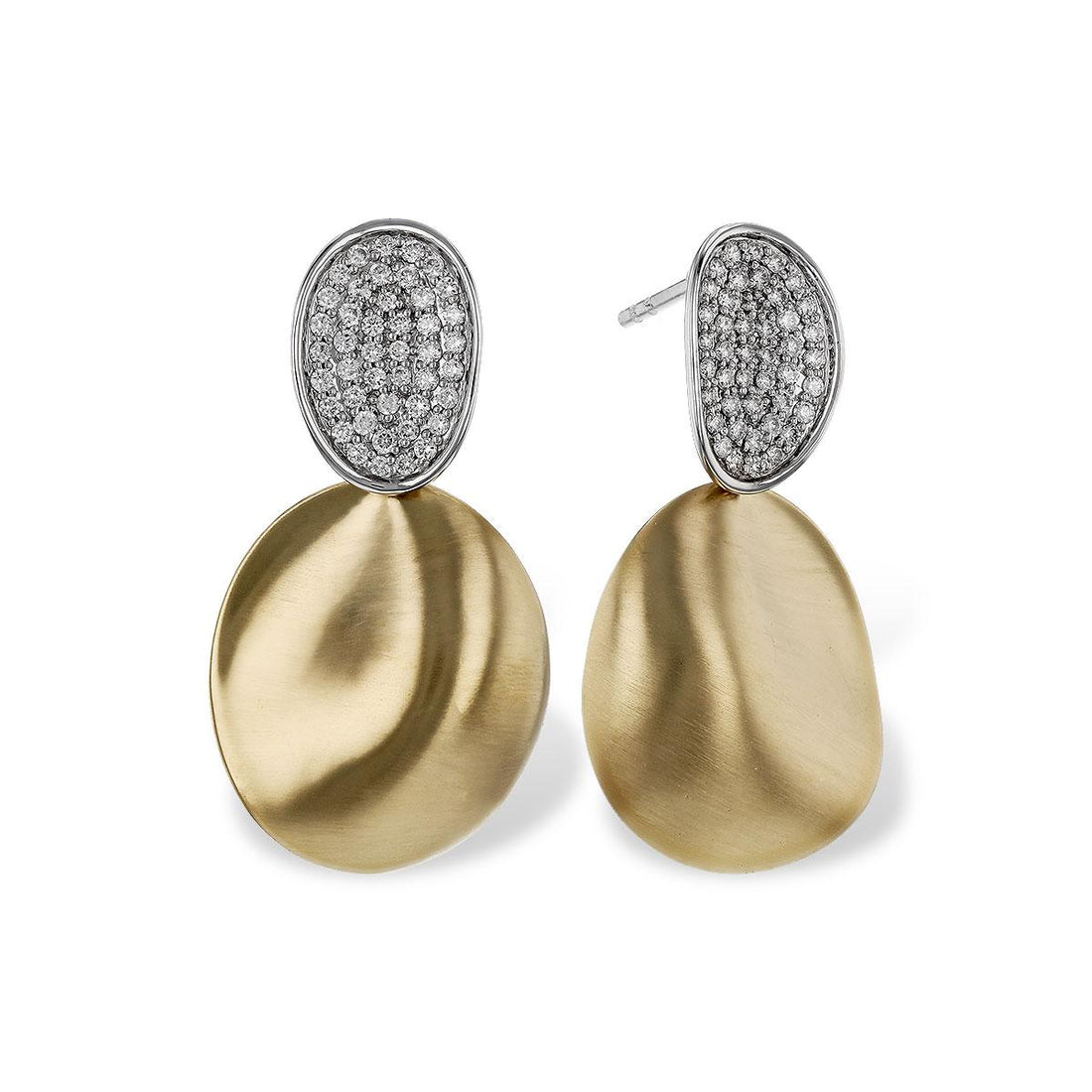 14KT Gold Diamond Earrings