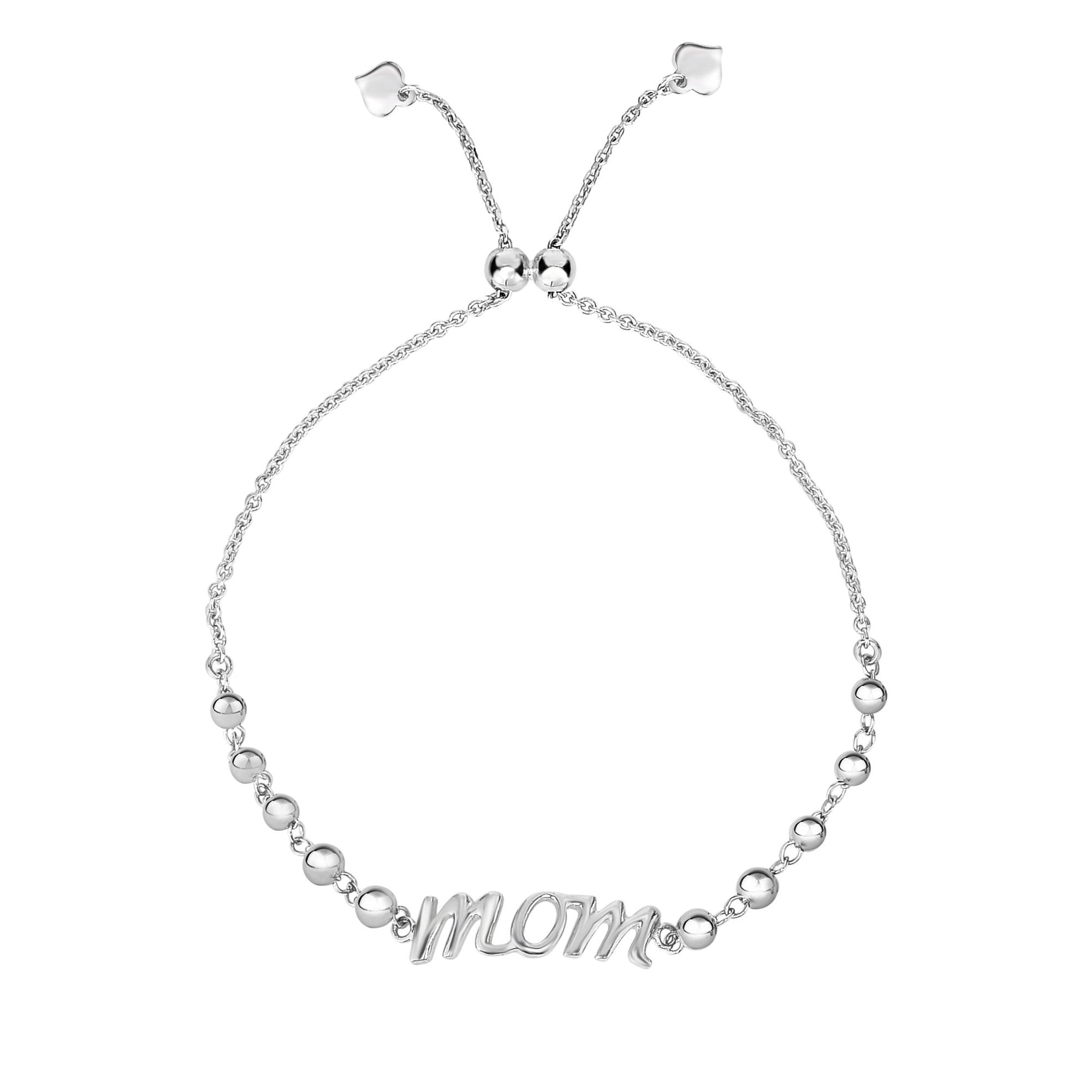 Sterling Silver Mom Friendship Bracelet