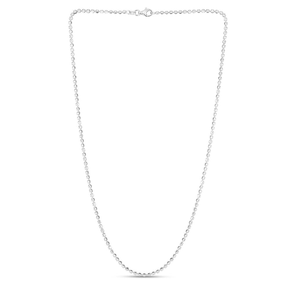 Sterling Silver 2.5mm Moon-cut Bead Chain