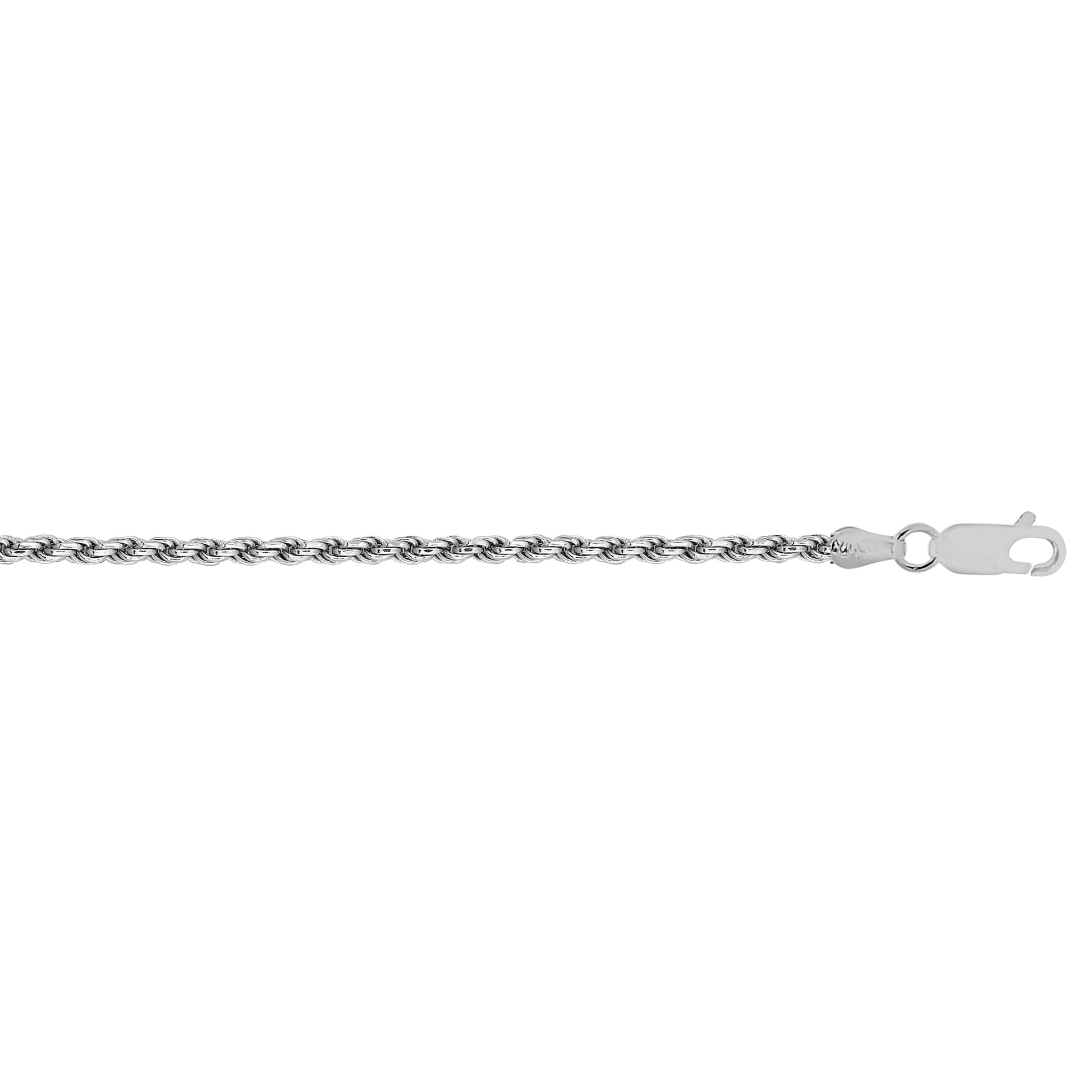 Silver 1.25mm Rope Chain