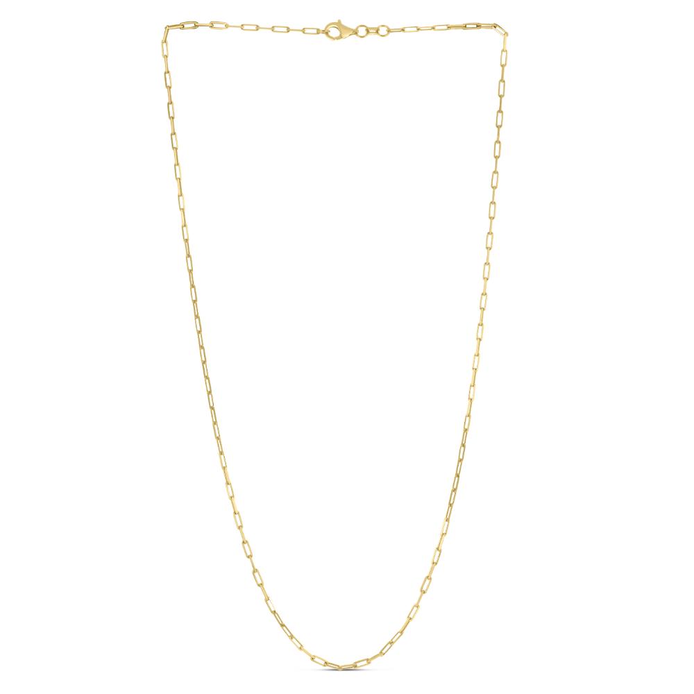 Silver Plated 1.8mm Paperclip Chain