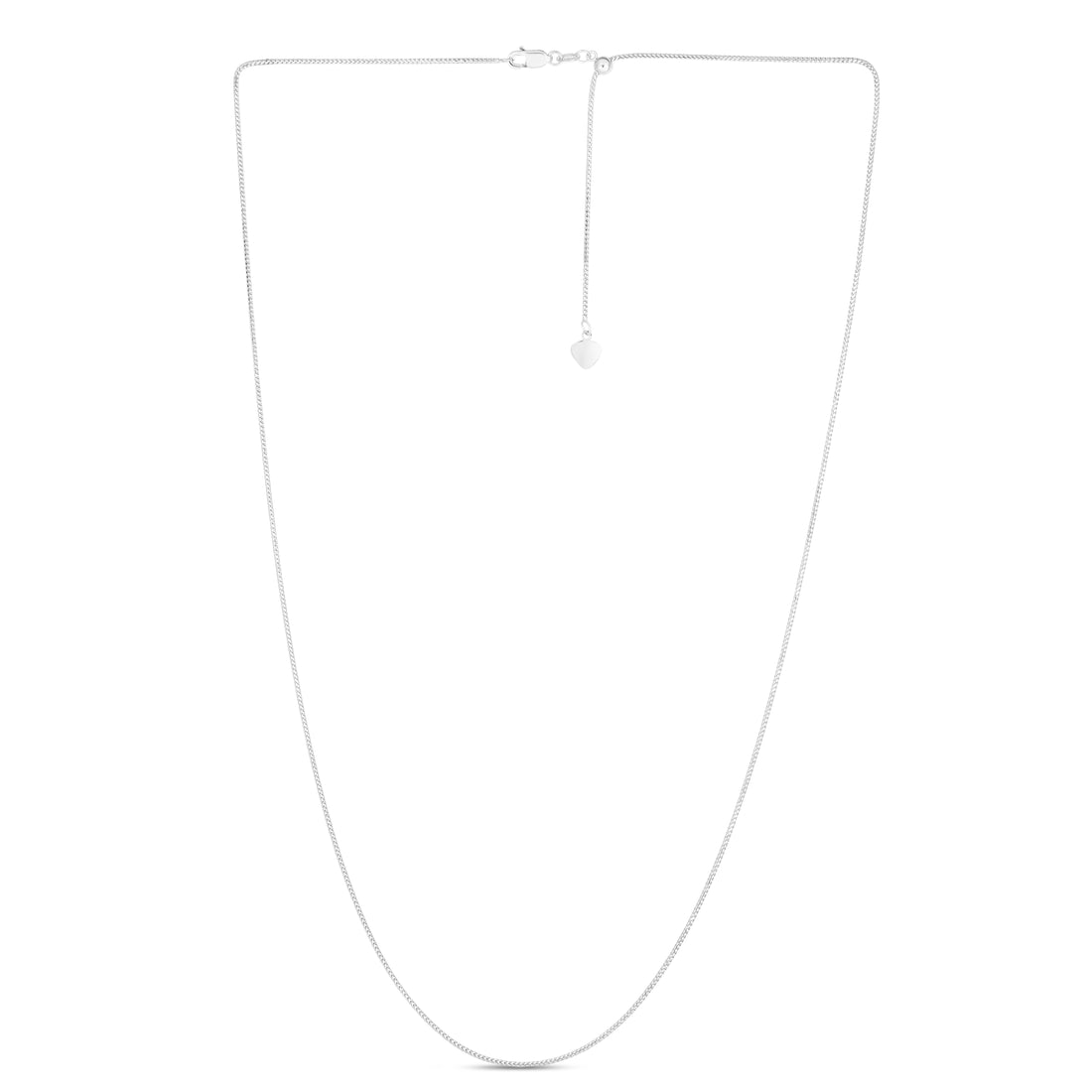 14K Gold 1mm Adjustable Franco Chain