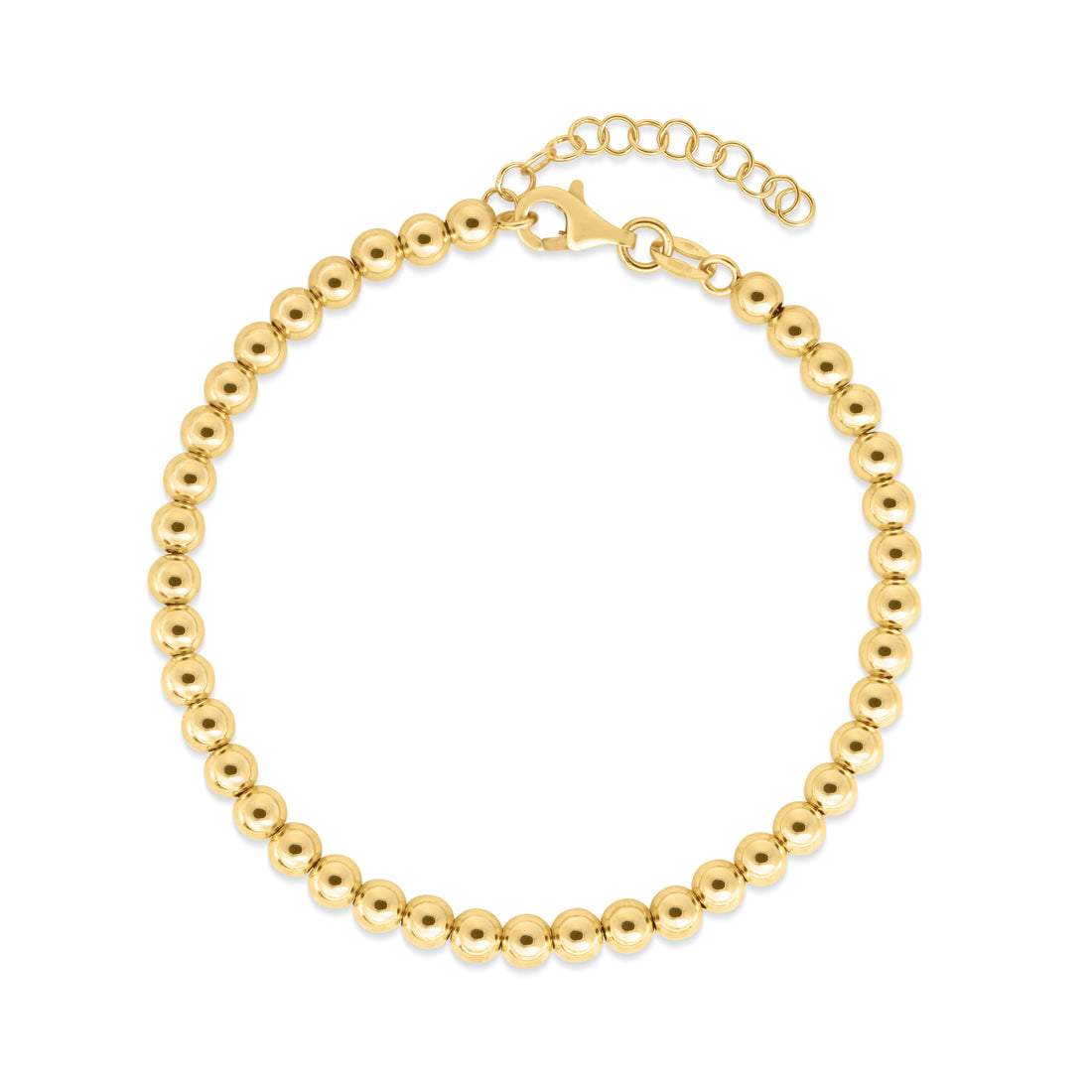 14K Gold 4mm Bead Chain