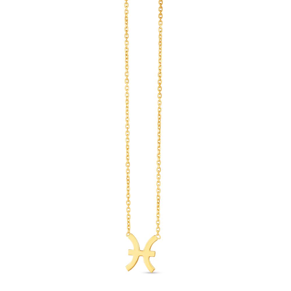14K Pisces Necklace