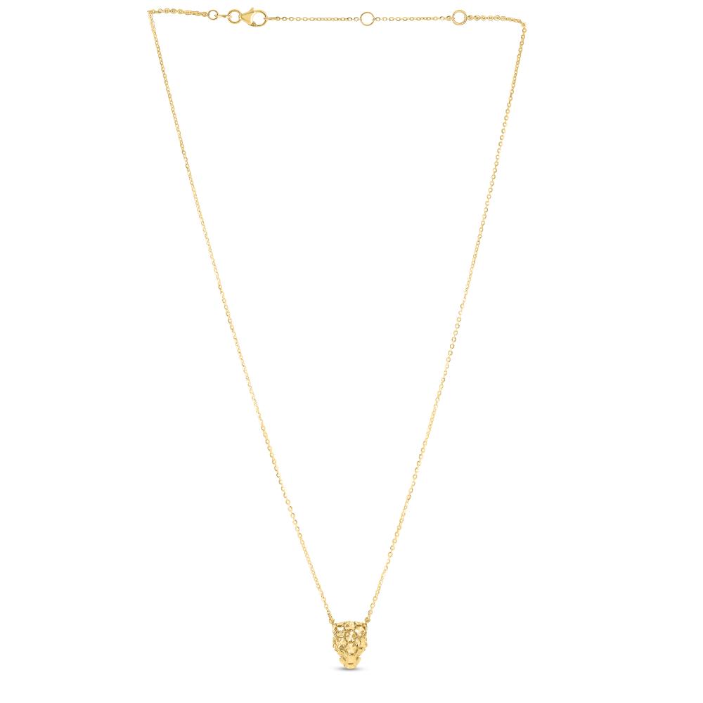 14K Gold Panther Necklace