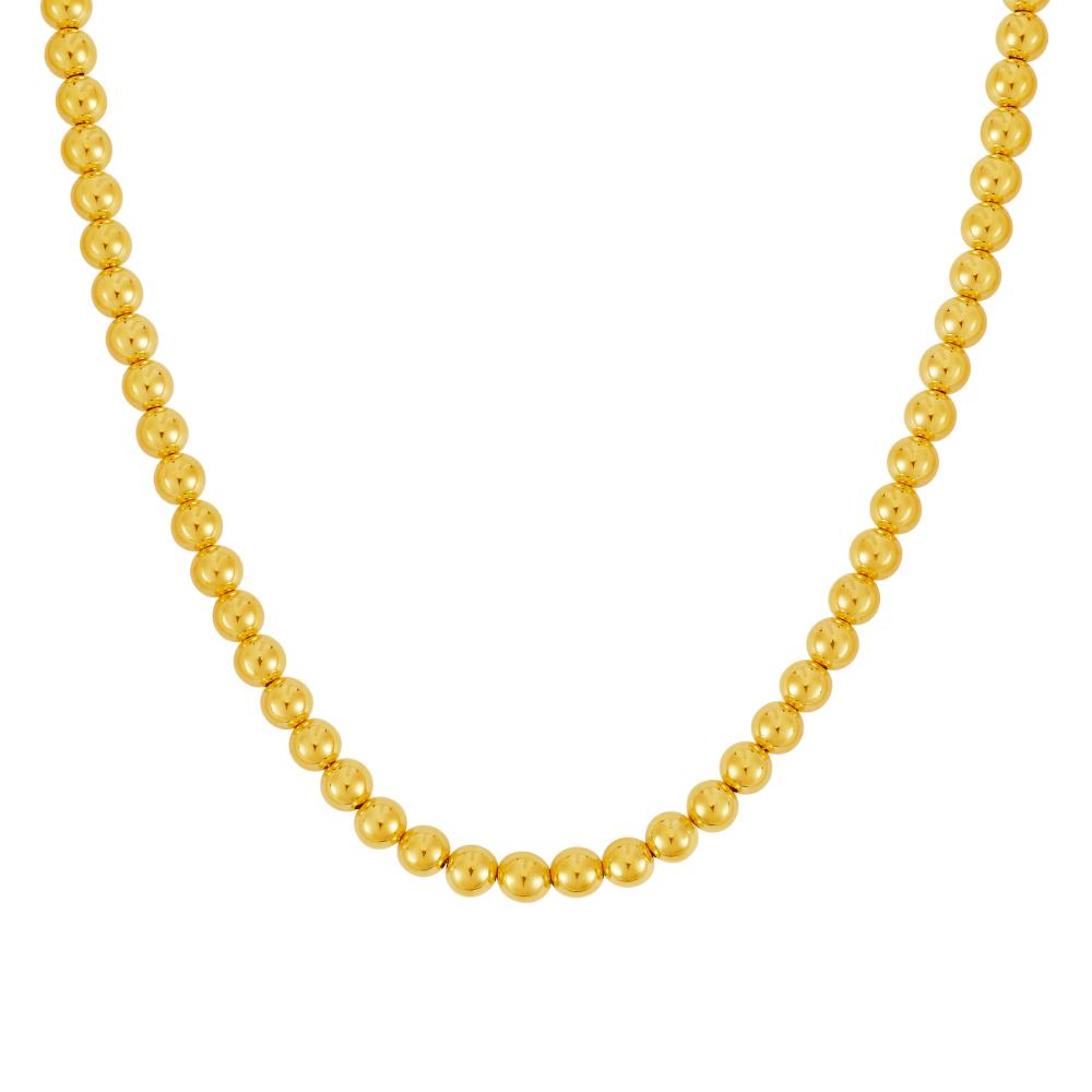 14K Gold 7mm Bead Chain