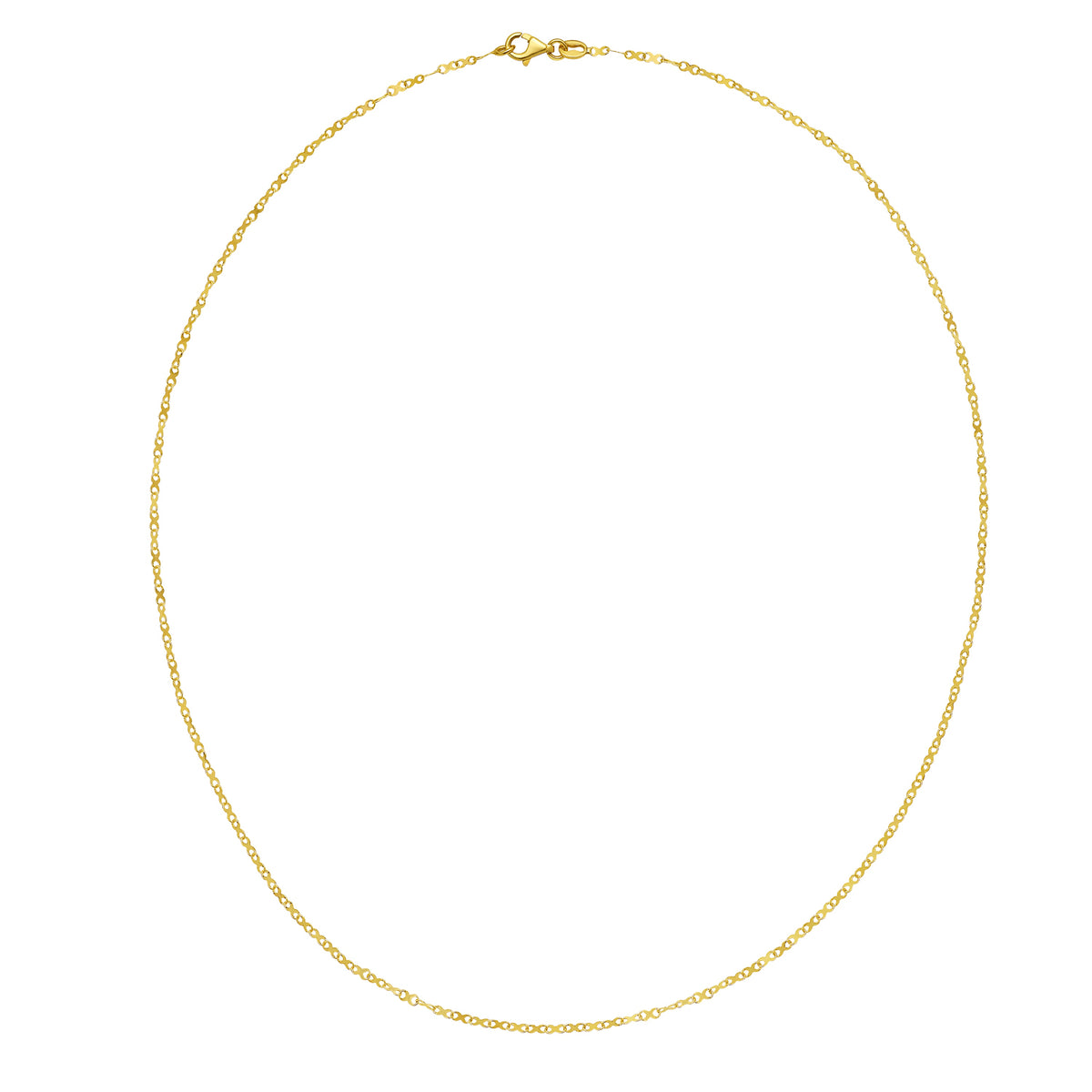 14K Mini Infinity Link Necklace
