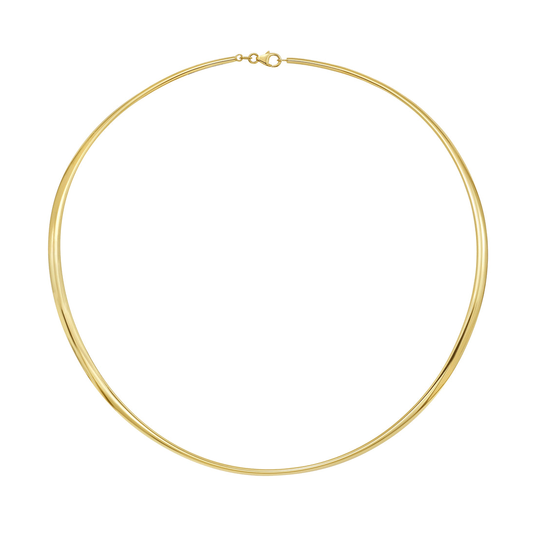 14K 3.7mm High Shine Collar Necklace