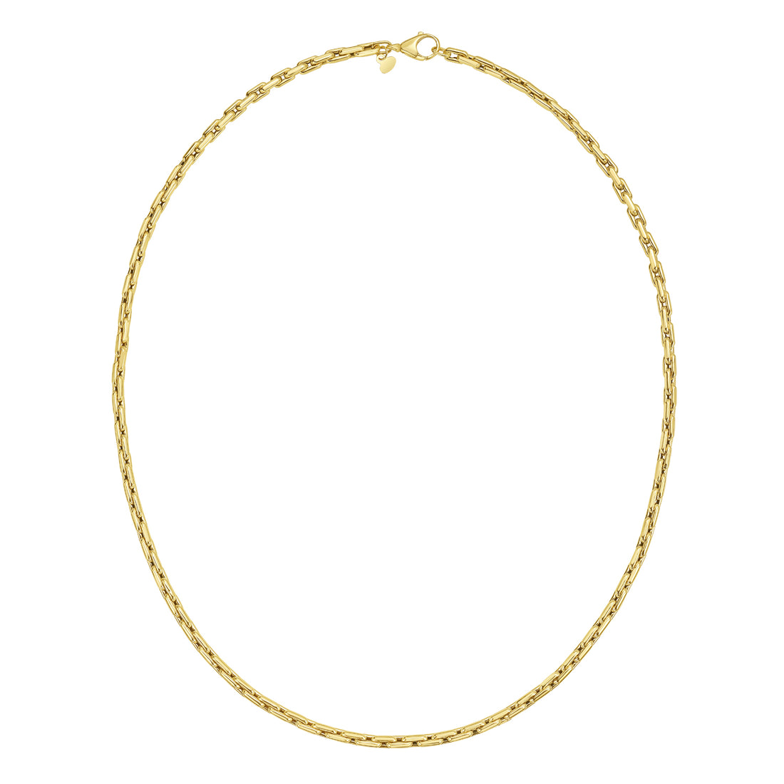 14K Mens Cable Link Necklace