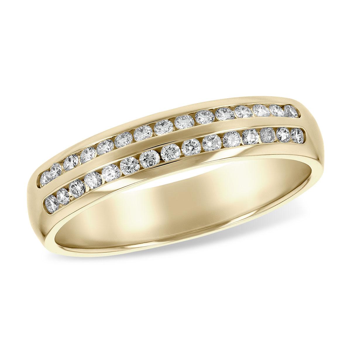 14KT Gold Ladies Diamond Wedding Ring