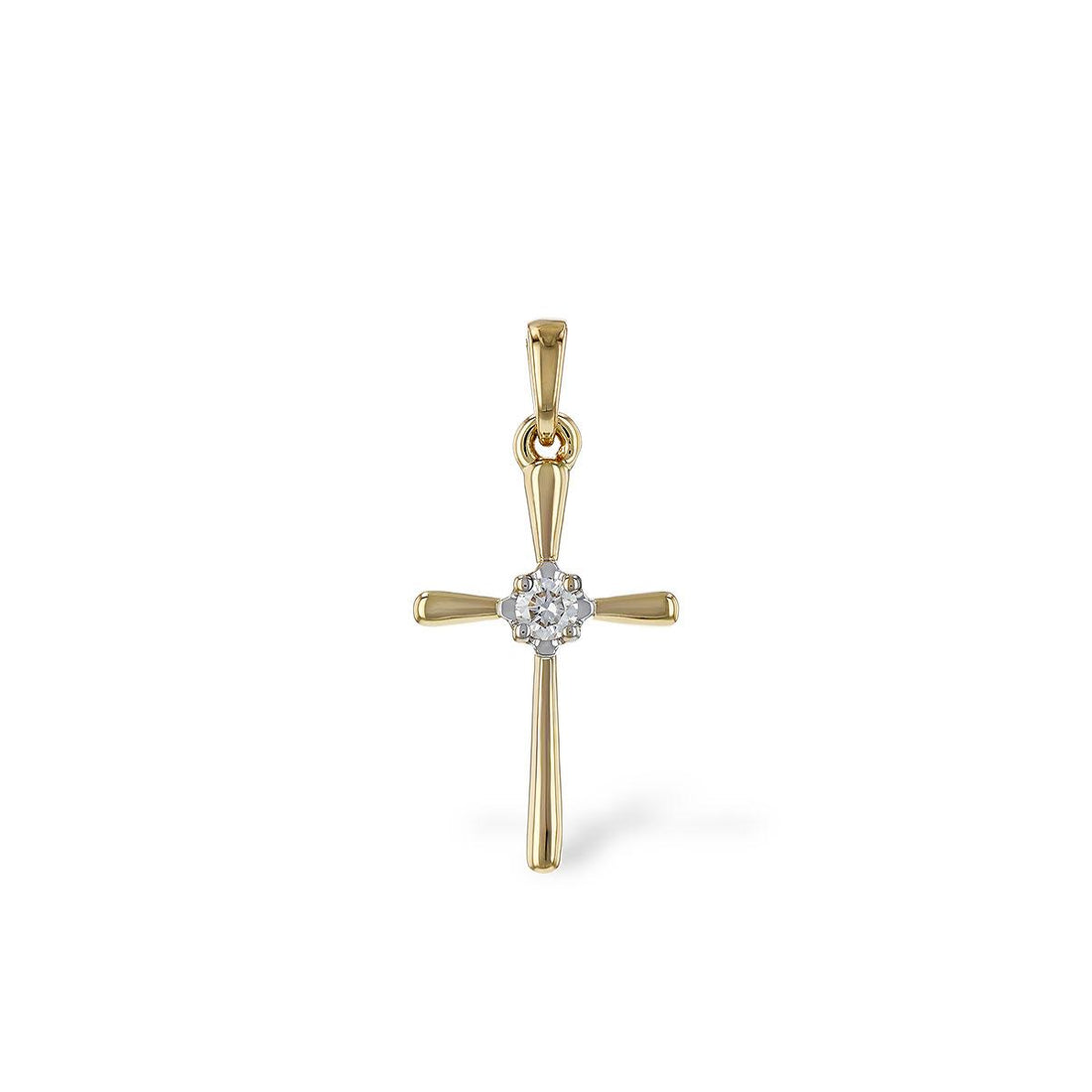14KT Gold Diamond Pendant