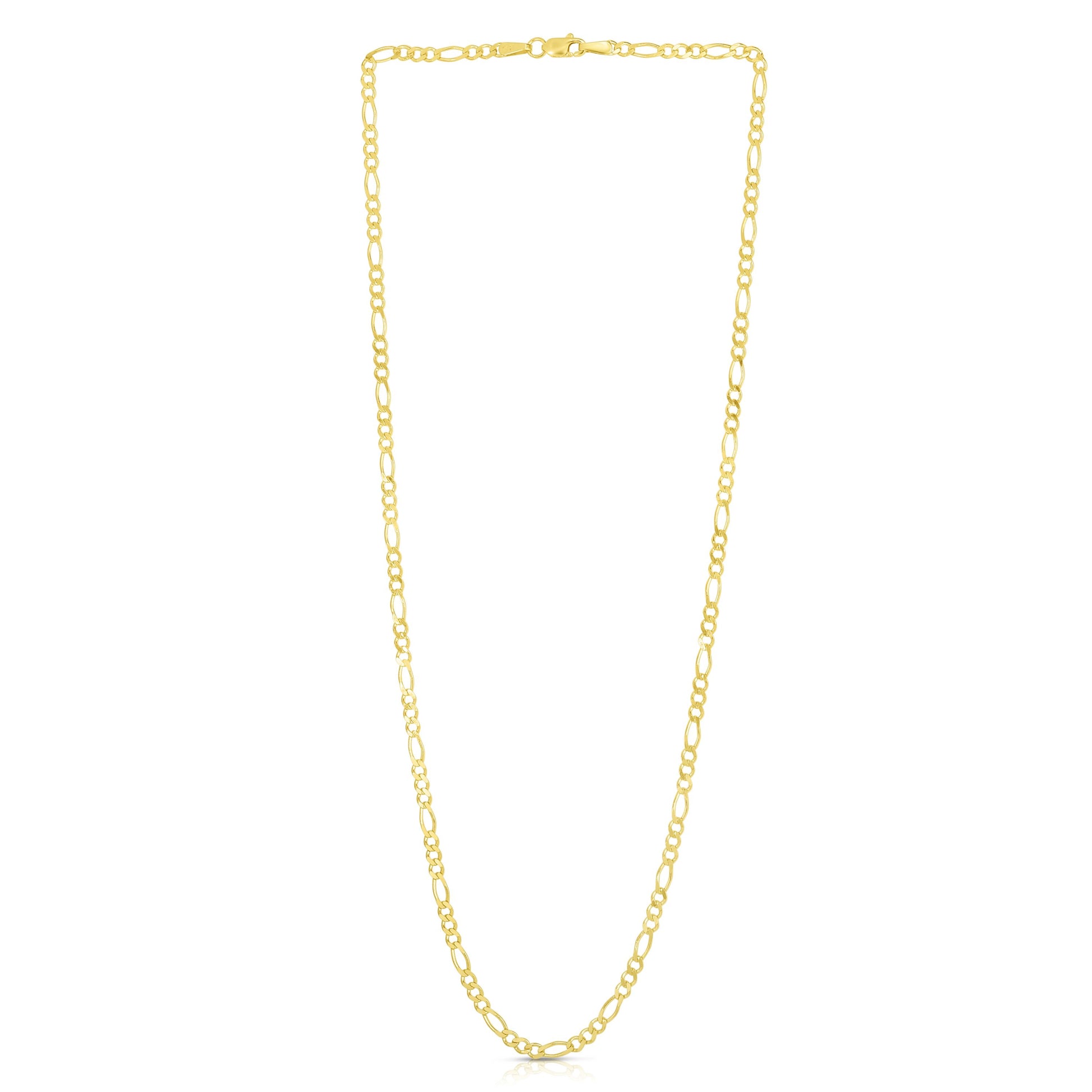 14K Gold 2.8mm Figaro Chain