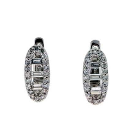 14KT Gold Diamond Earrings
