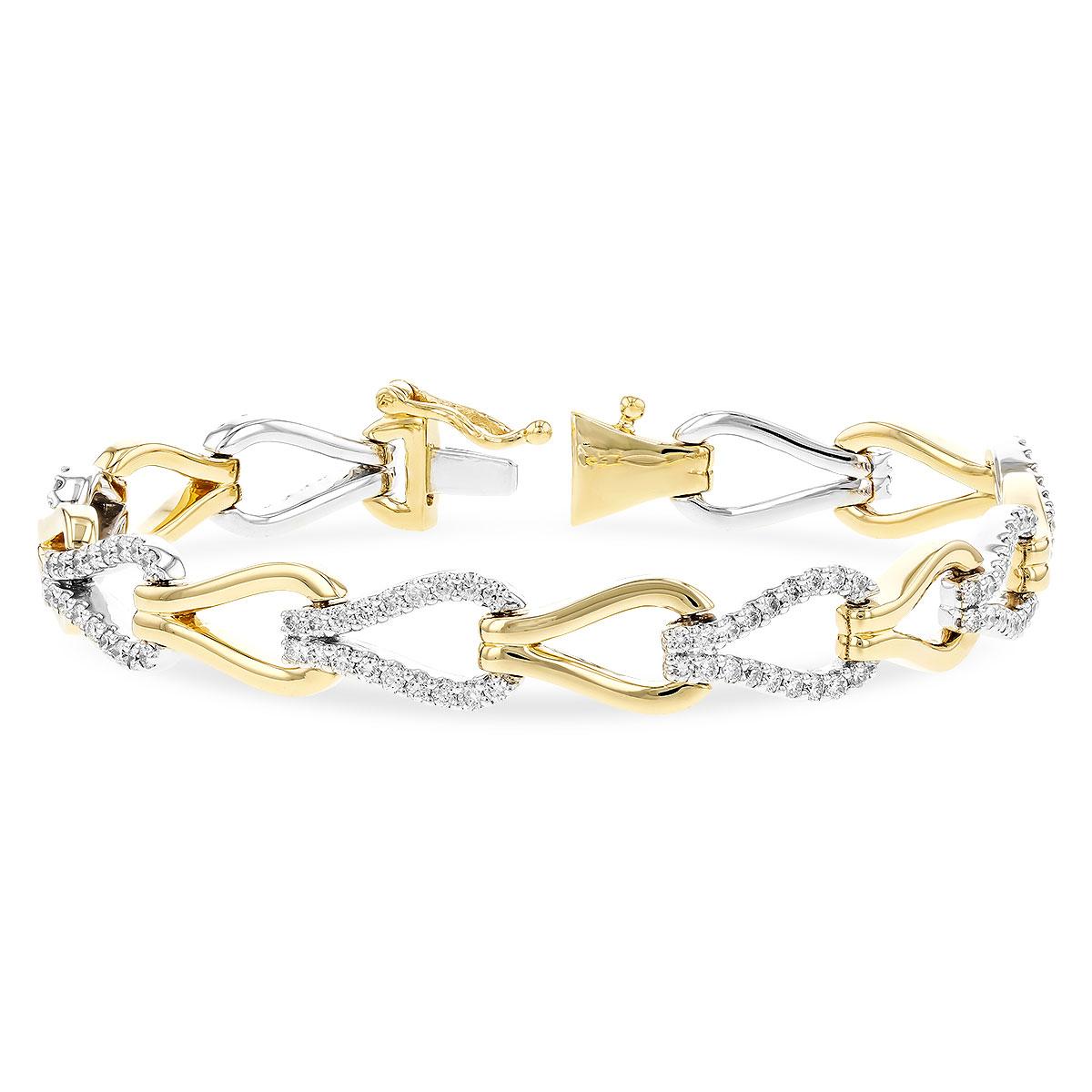 14KT Gold Diamond Bracelet