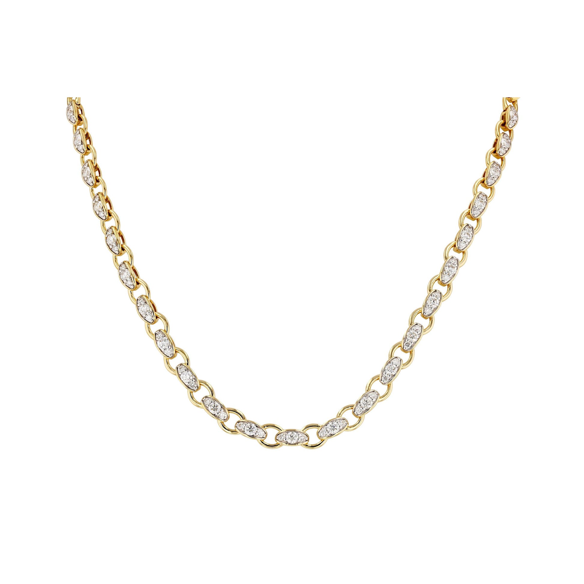 14KT Gold Diamond Necklace
