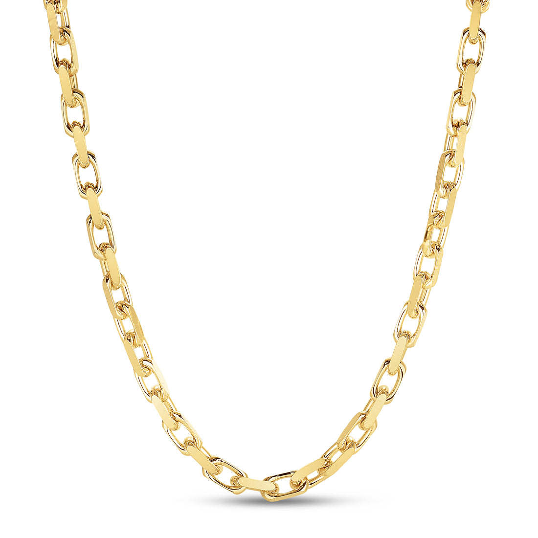 14K Gold 26"" 6.1mm French Cable Chain