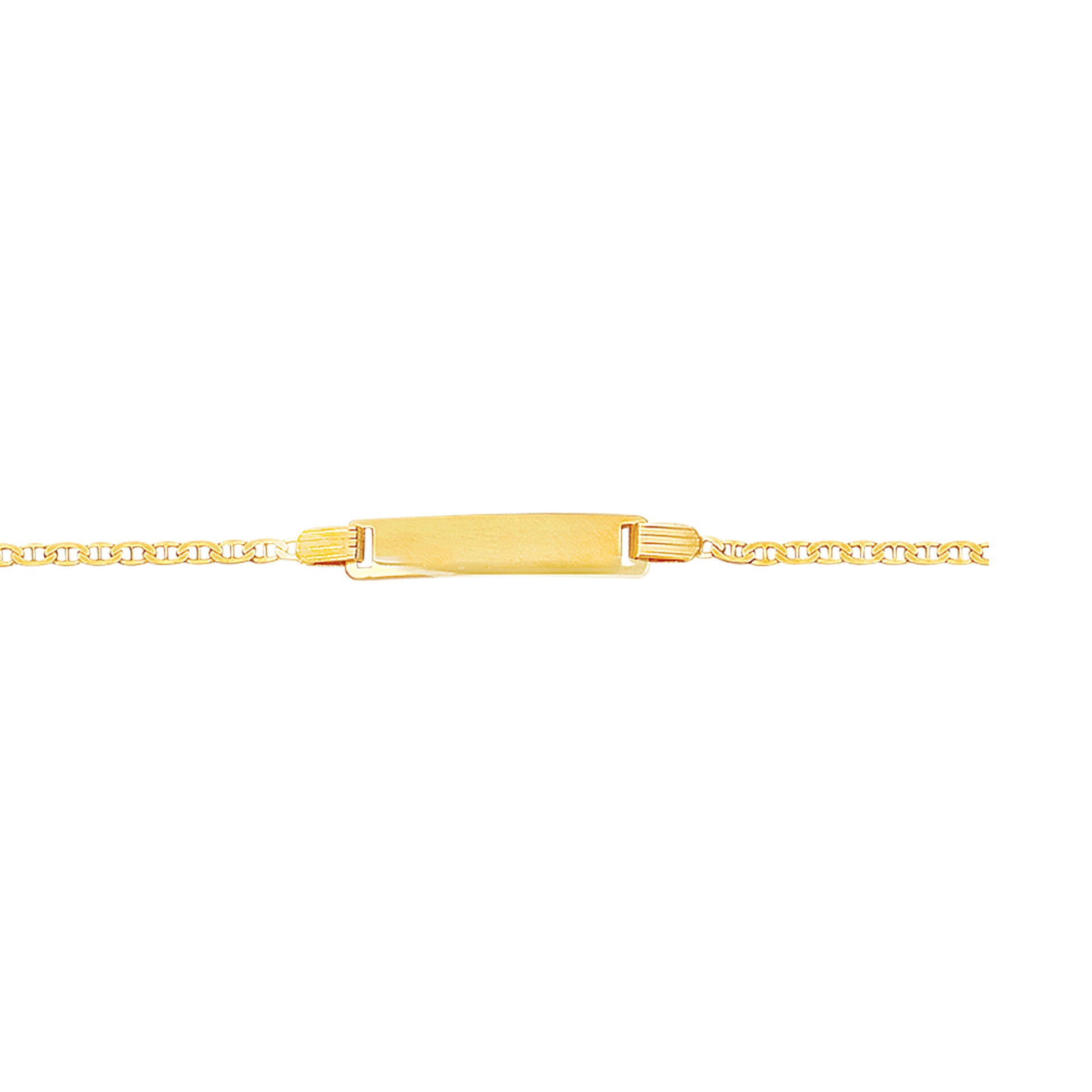 14K Gold Childrens Mariner ID Bracelet