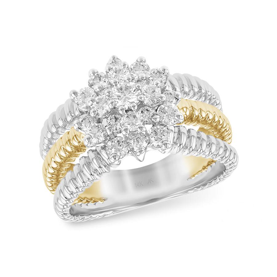 14KT Gold Ladies Diamond Ring