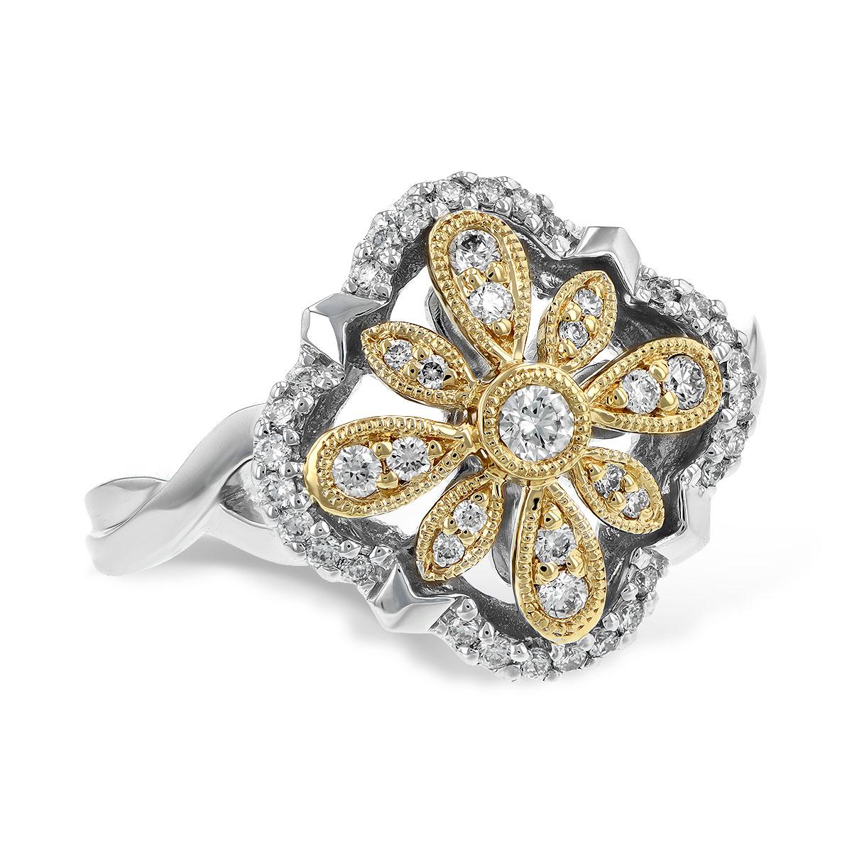 14KT Gold Ladies Diamond Ring