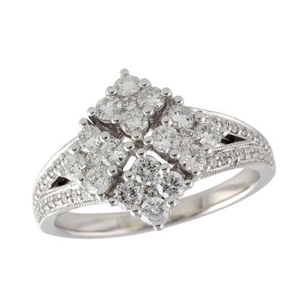 14KT Gold Ladies Diamond Ring