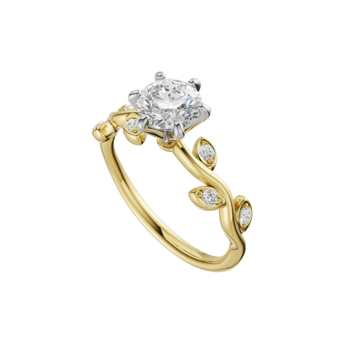 14KT Gold Semi-Mount Engagement Ring