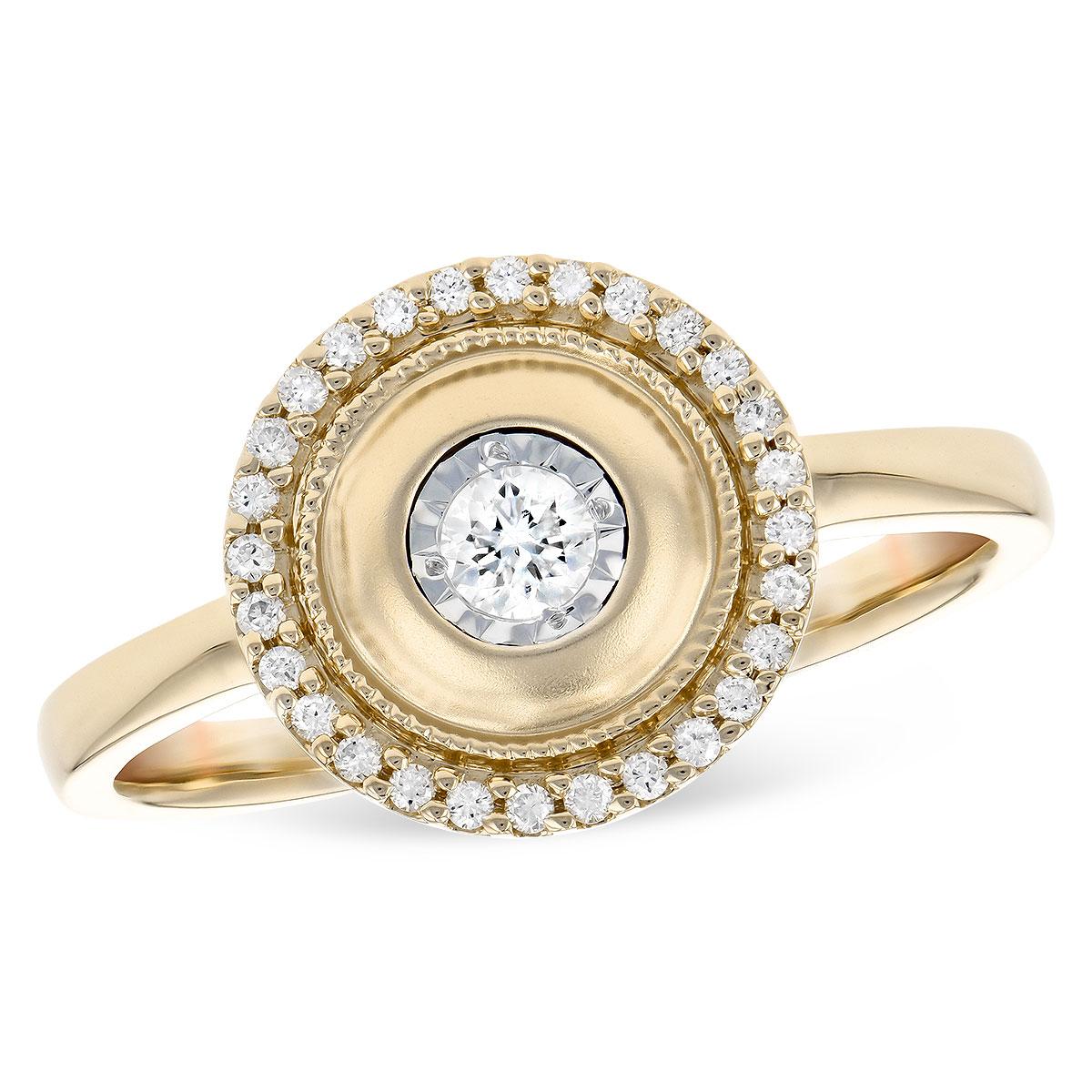 14KT Gold Ladies Diamond Ring
