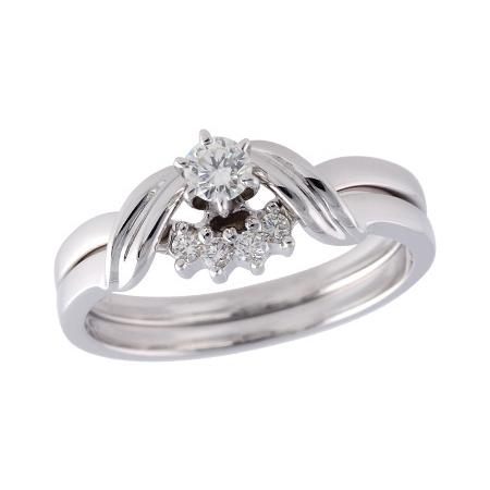 14KT Gold Two-Piece Wedding Set