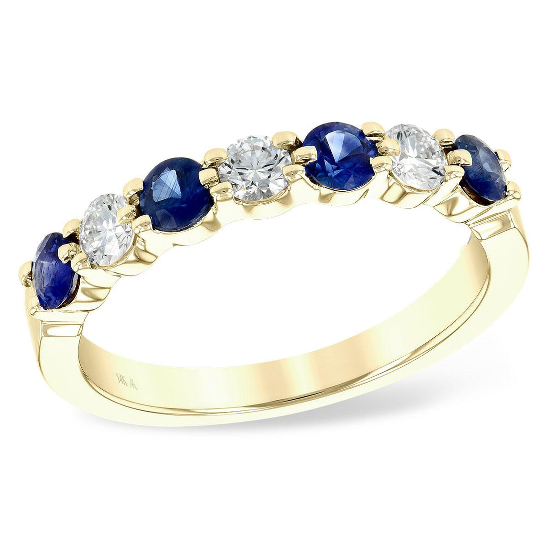 14KT Gold Ladies Sapphire Wedding Ring