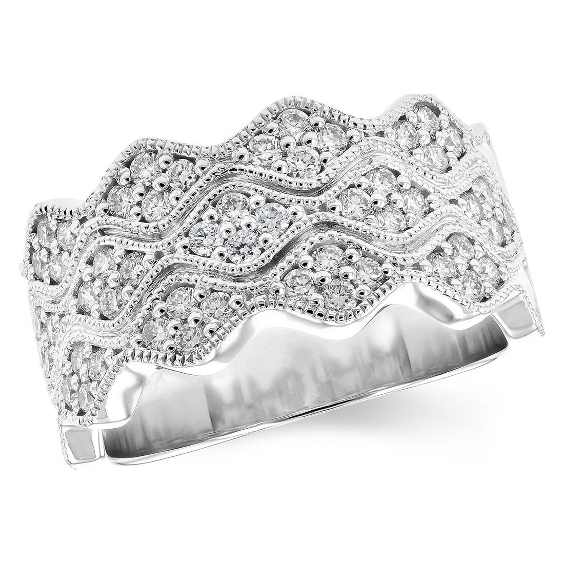 14KT Gold Ladies Diamond Wedding Ring