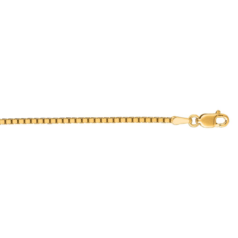 18K Gold 1.4mm Classic Box Chain