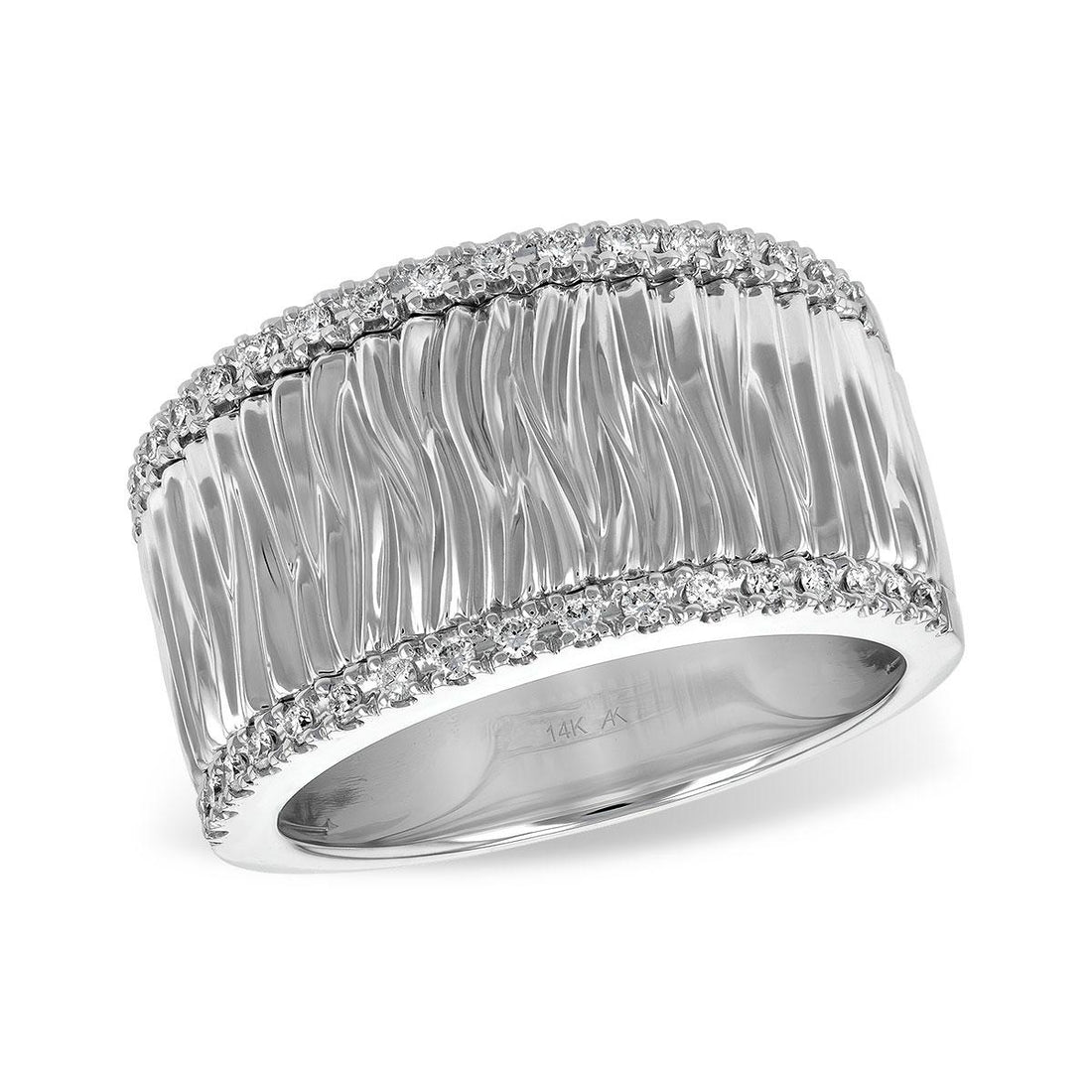 14KT Gold Ladies Diamond Wedding Ring