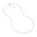0.8mm Box Chain with Slider Bead