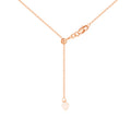 0.8mm Box Chain with Slider Bead