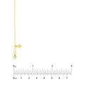 D/C Cable Chain Necklace with Slider Bead