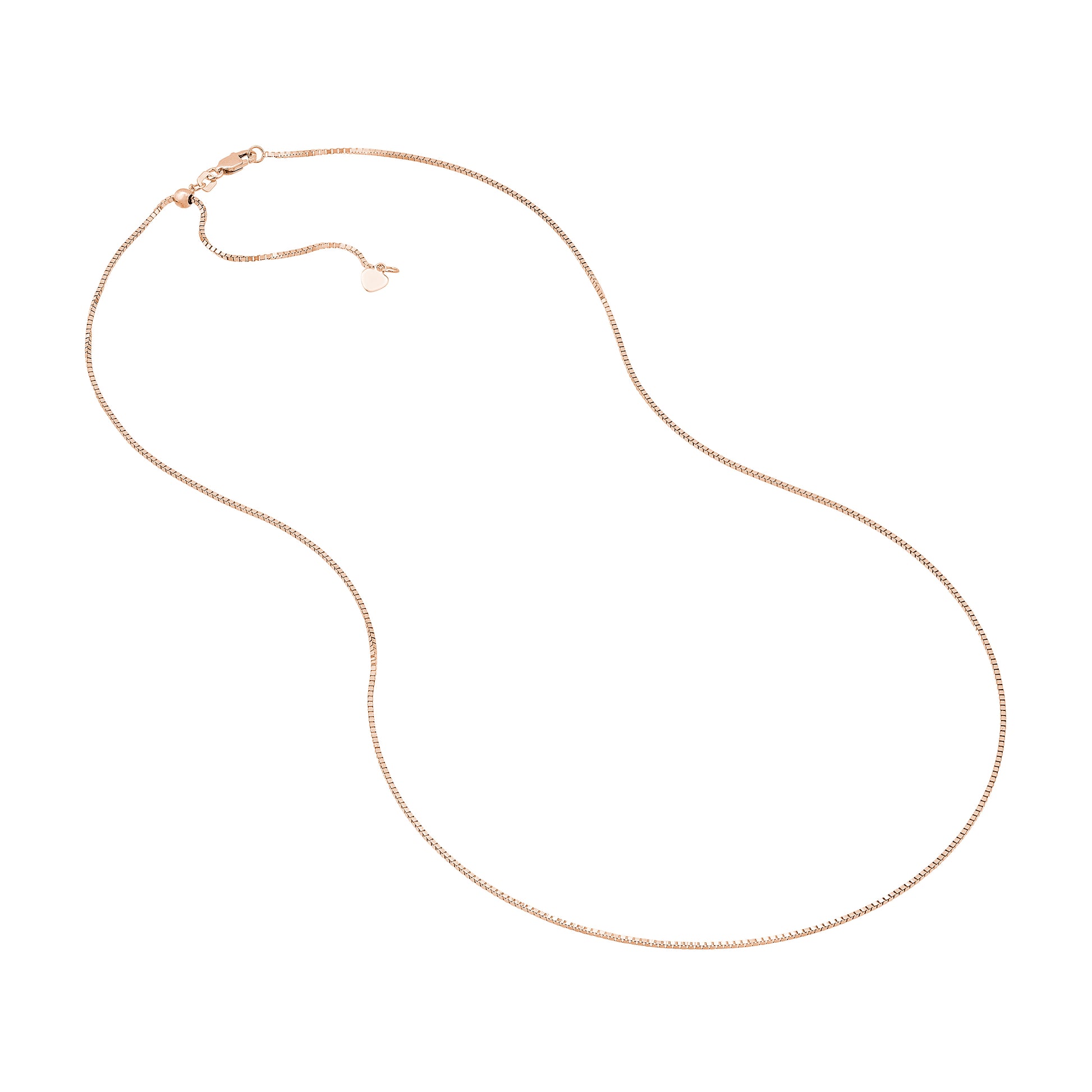 0.96mm Box Chain with Slider Bead
