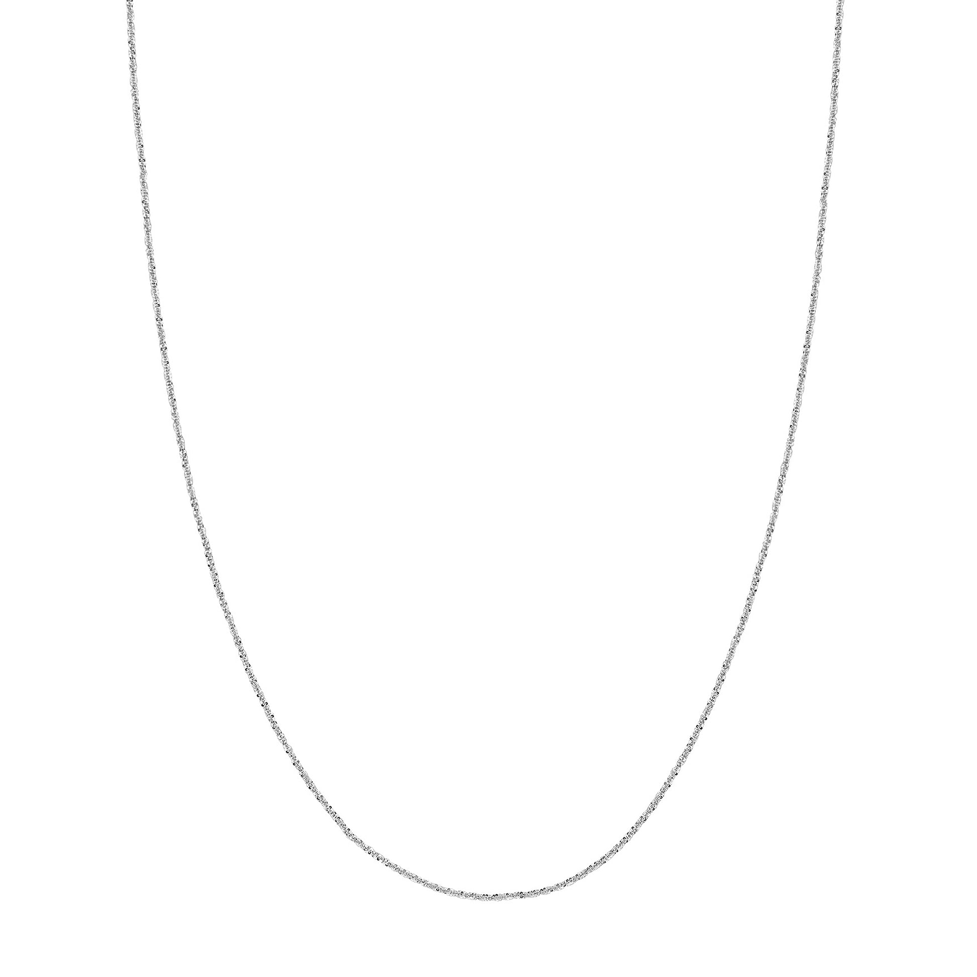 Adjustable Sparkle Chain Necklace with Slider