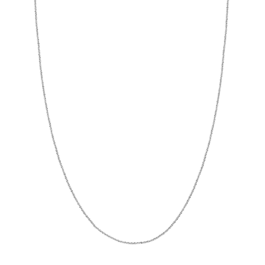 Adjustable Sparkle Chain Necklace with Slider