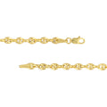 3.70mm Puff Mariner Chain with Lobster Lock