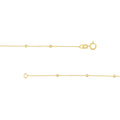 Mini Ball Station Bead Chain Necklace