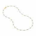 0.8mm Two-Tone Designer Twist Chain with Lobster Lock
