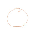 Diamond-Cut Curved Bar on Chain Bracelet