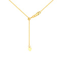 1.25mm Square Wheat Chain with Slider Bead