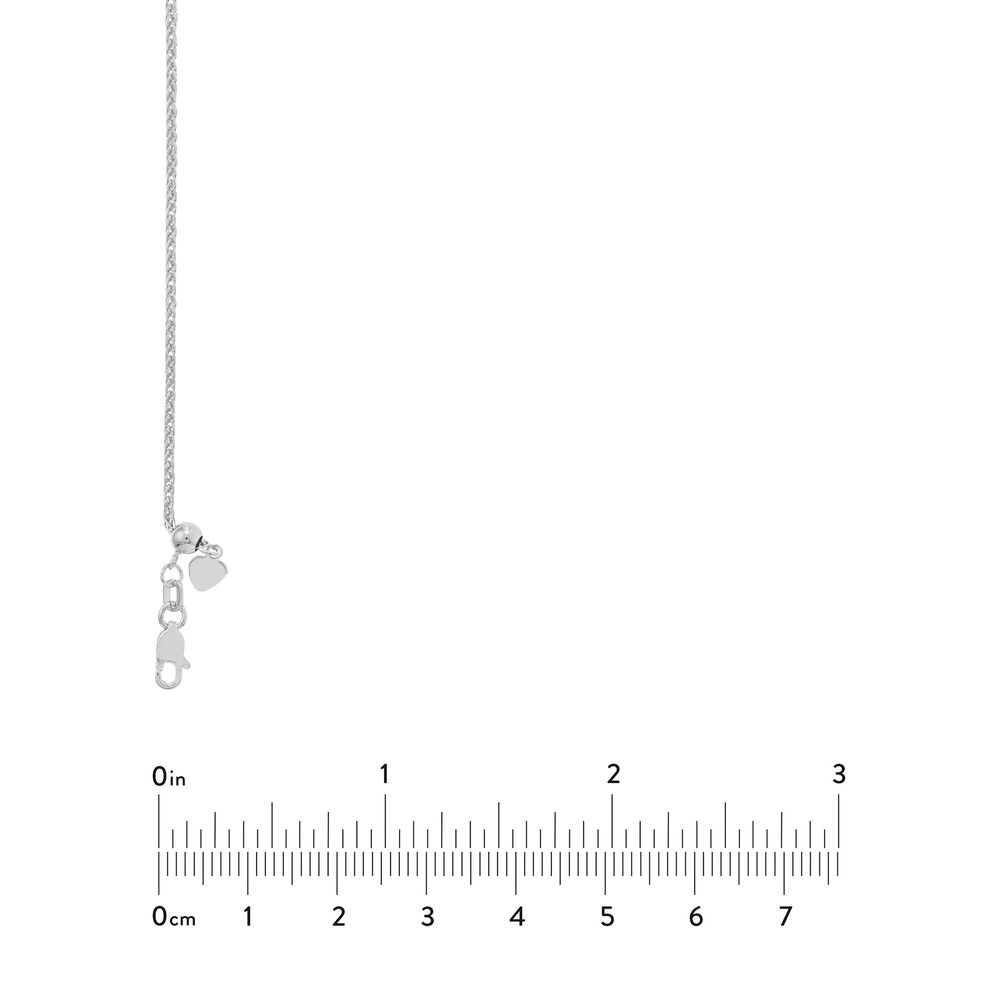 Sterling Silver Plated Squared Wheat Chain