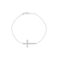 E2W Sideways Cross Bracelet