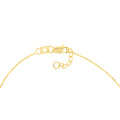 Sideways Cross on Chain Adj. Bracelet