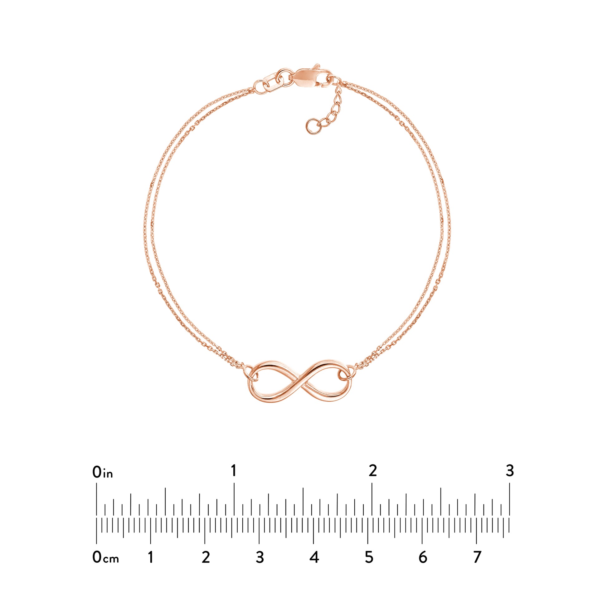 Double Strand Infinity Adjustable Bracelet